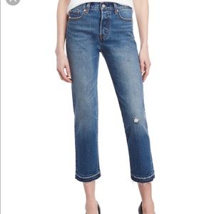 Levi’s Premium Wedgie Straight High Rise Jeans, 24